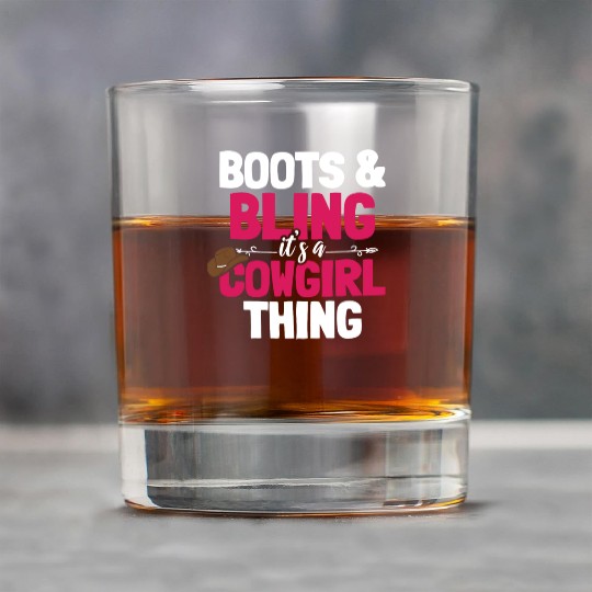 Boots And Bling It's A Cowgirl Thing Rock Glasses