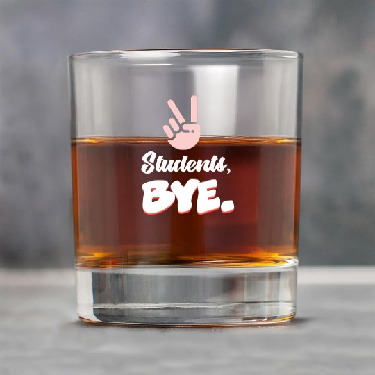 Students Bye Funny Last Day Of School Teacher Rock Glasses