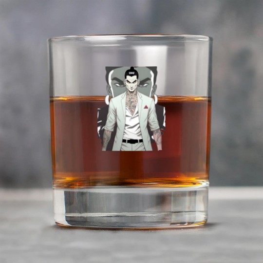 Japan Yakuza Greeny Face Rock Glasses