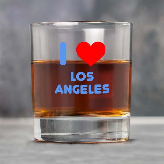 I Love Los Angeles Rock Glasses