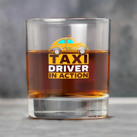 Taxi Driver In Action Taxicab Cab Driver Cabbie Rock Glasses