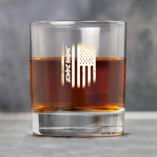 Patriotic 4th Of July American Flag Swing Dance Rock Glasses