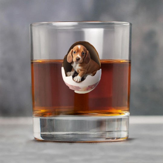 New Dog In The Egg Anubis japanese Sakura Rock Glasses