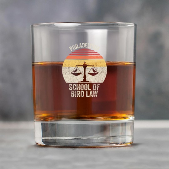 Vintage Retro Philadelphia School Of Bird Law Funn Rock Glasses