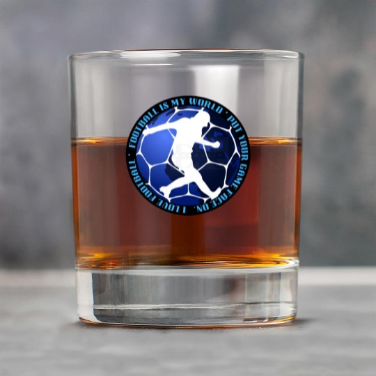 I Love Football Rock Glasses