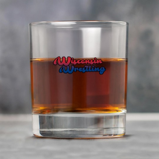 Wisconsin Wrestling Rock Glasses