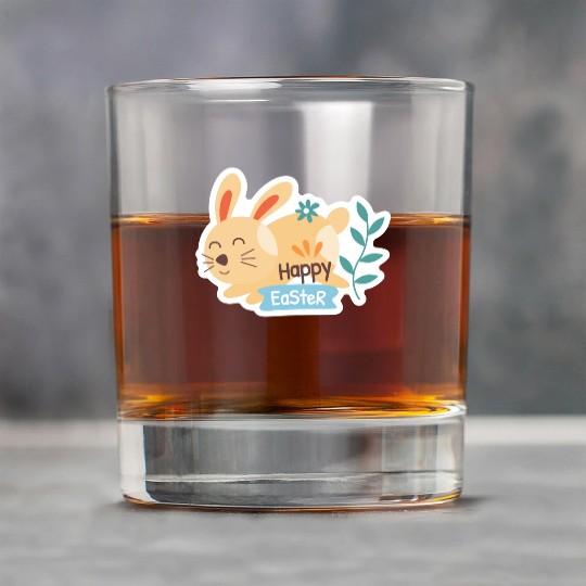 happy easter day | easter Monday | easter Sunday Rock Glasses