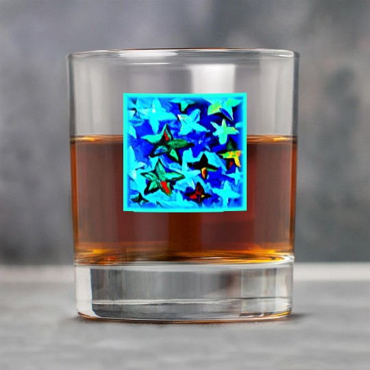 Blue Starry Night Sky Painting. Buy Now Rock Glasses