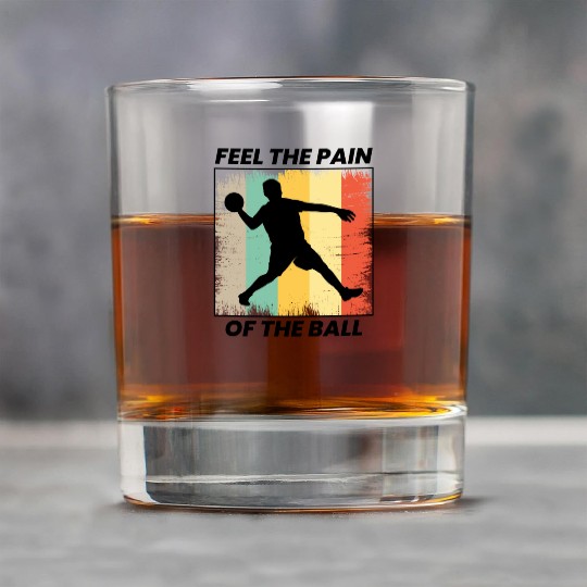 Dodgeball Player Coach Team Sports Vintage Retro Rock Glasses