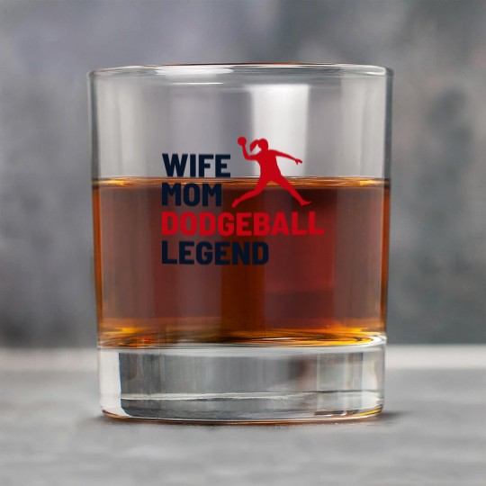 Dodgeball Player Mom Wife Legend Mummy Mother Rock Glasses