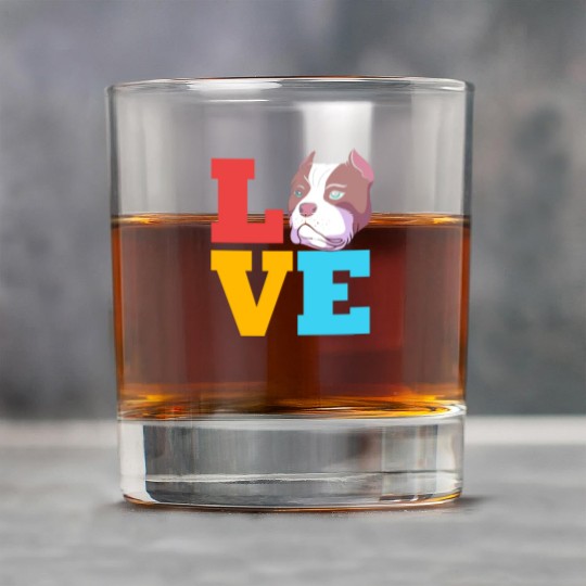 Bully Dog Lover I Love My American Bully Rock Glasses