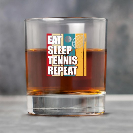 Vintage Tennis Player 2 Rock Glasses