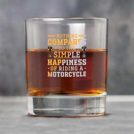 NOTHING COMPARES TO THE SIMPLE HAPPINESS Rock Glasses