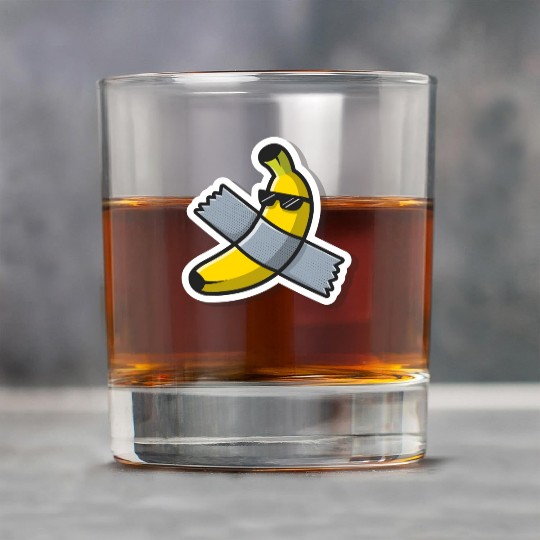 Cute Banana Art Using Glasses Rock Glasses