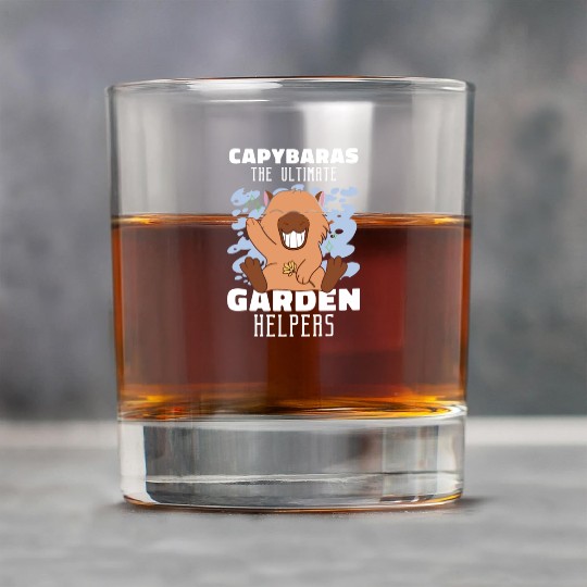 Gardening Capybara Garden Planting Gardener Rock Glasses