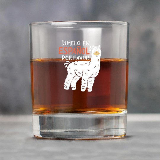Spanish Teacher Llama Rock Glasses