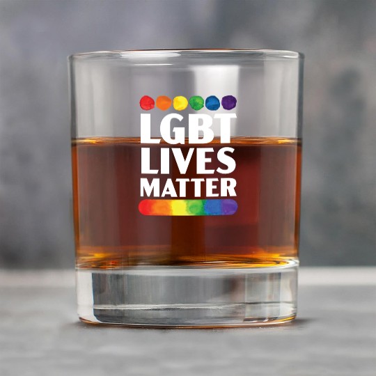 LGBT Vibes Matter Rainbow Pride Month LGBTQ Gay Rock Glasses
