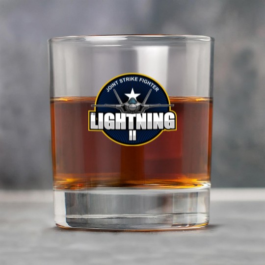 F35 Lightning 2 Patch Small logo red Rock Glasses