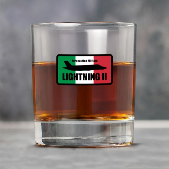 Italian F35 Lightning Small logo trending Rock Glasses