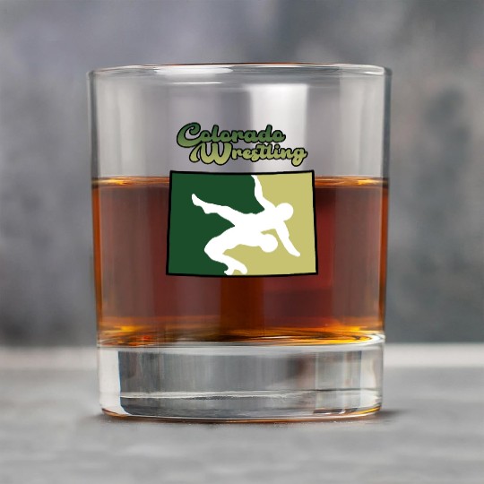 Colorado Wrestling Rock Glasses
