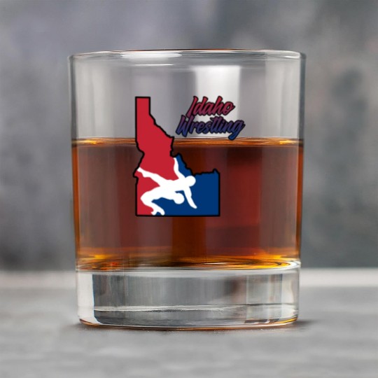 Idaho Wrestling (USA Colors) Rock Glasses
