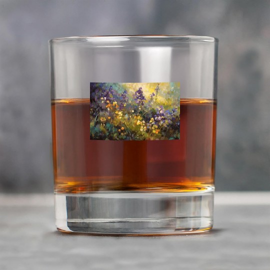 Flower Painting Rock Glasses