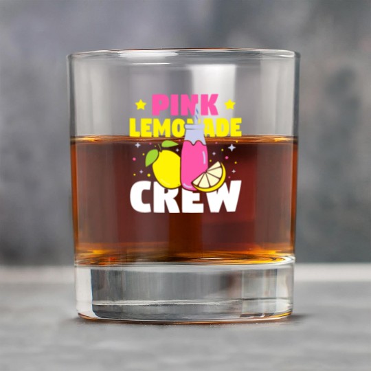 Funny Pink Lemonade Crew Lemon Juice Bossfruit lov Rock Glasses