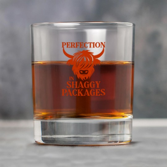 Perfection In Shaggy Packages Highland Cow Rock Glasses