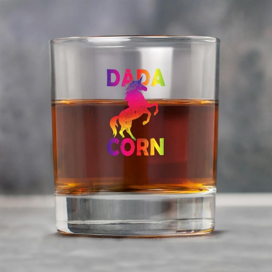 Dadacorn Fathers Day Men Unicorn Lover Dad Daddy Rock Glasses