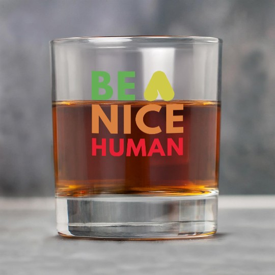 Be a nice human Rock Glasses