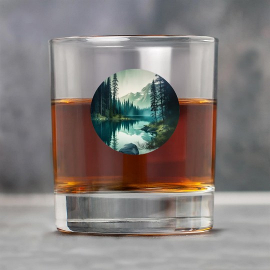 Forest Lake Rock Glasses