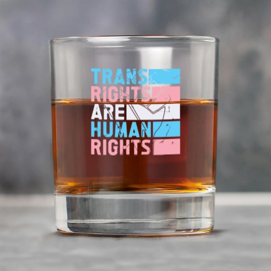 Trans Rights Are Human Rights Support LGBT Pride Rock Glasses