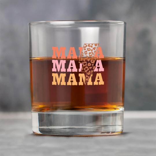 MAMA Tiger Print Typography Rock Glasses