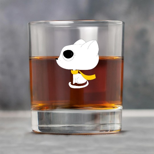 black white kittens 02 Rock Glasses