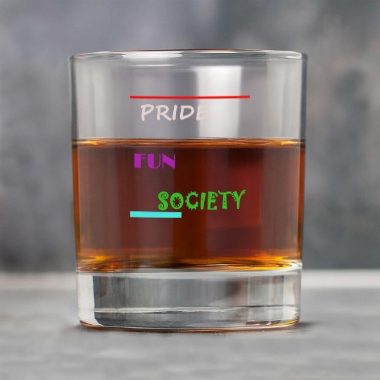 PRIDE FUN SOCIETY Rock Glasses