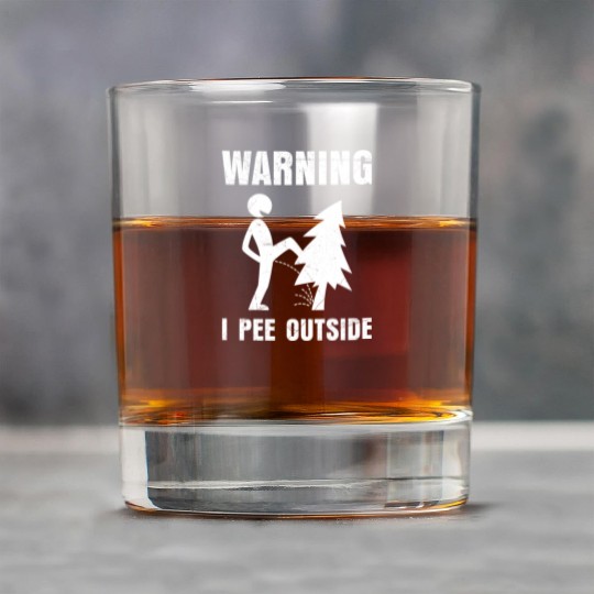 Nature boy I pee Outside Hiking funny Mountains Rock Glasses