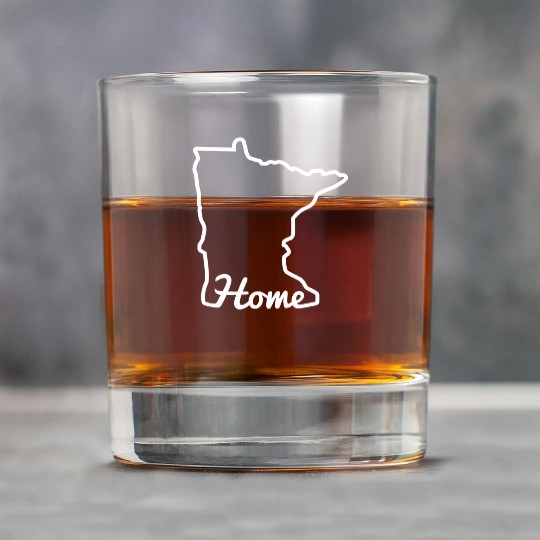 Minnesota Home Mn State Map Minnesotan Rock Glasses
