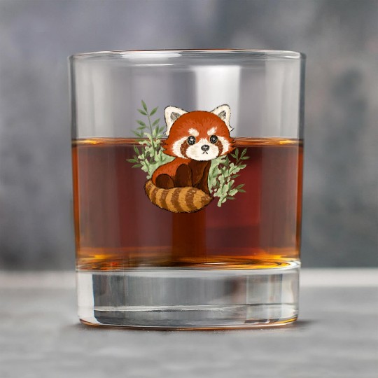 Red Panda In Nature Rock Glasses