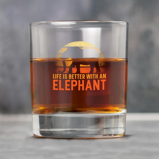 Elephant Lover Wildlife Animal Zoo Zookeeper Rock Glasses