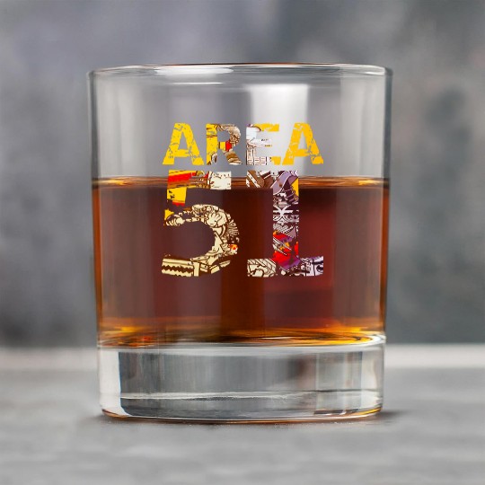 Area 51 UFO Design Rock Glasses