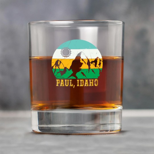 Idaho Mountain Hiking Souvenir Paul Mountain Trip Rock Glasses