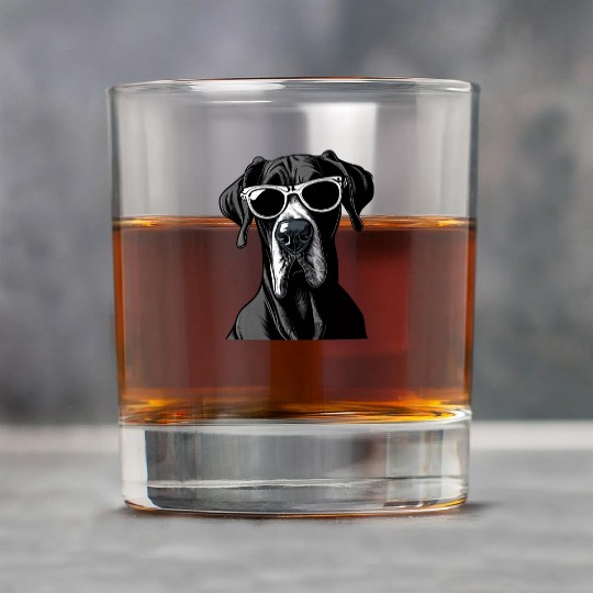 GREAT DANE WEARING SUNGLASSES PETS Rock Glasses