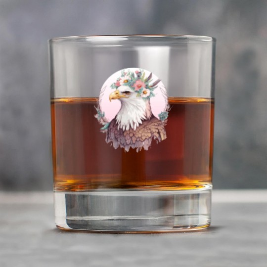 Birds Of Prey Bald Eagle Flower Crown Floral Birdi Rock Glasses