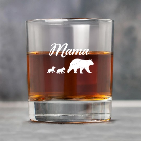 Mama Bear - With Two Cubs Twin Mom Mother's Day Gi Rock Glasses
