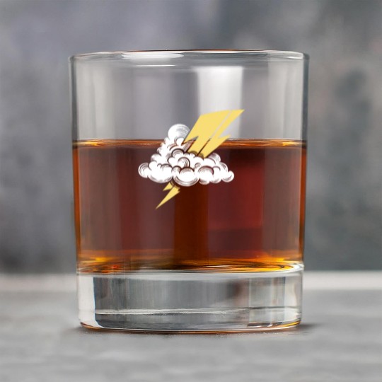 Lightning Bolt Rock Glasses