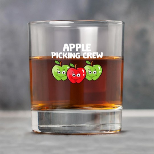 Apple Farmer Apple Lover Fruit Funny Apple Picking Rock Glasses