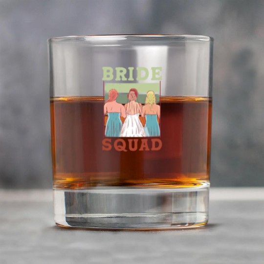 Bride Squad Bachelorette Party Wedding Cute Rock Glasses