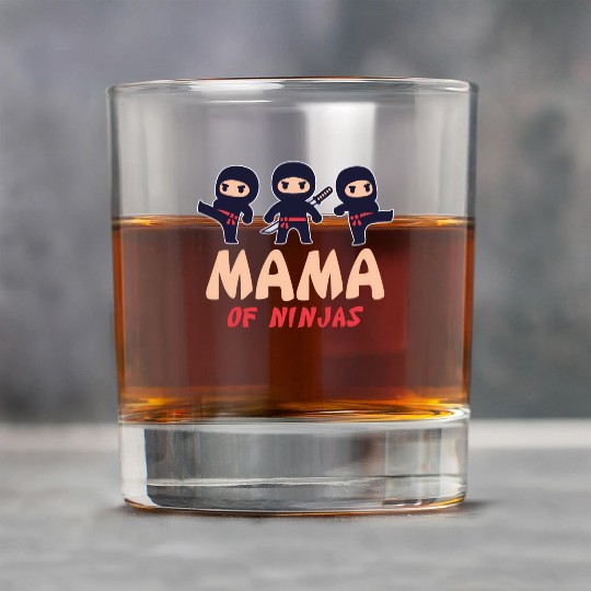Mama Of Ninjas For Mom Mother 3 Rock Glasses