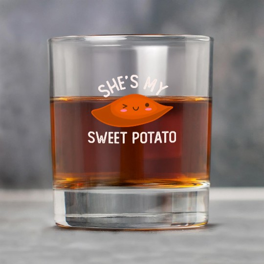 She'S My Sweet Potato I Yam Thanksgiving Rock Glasses