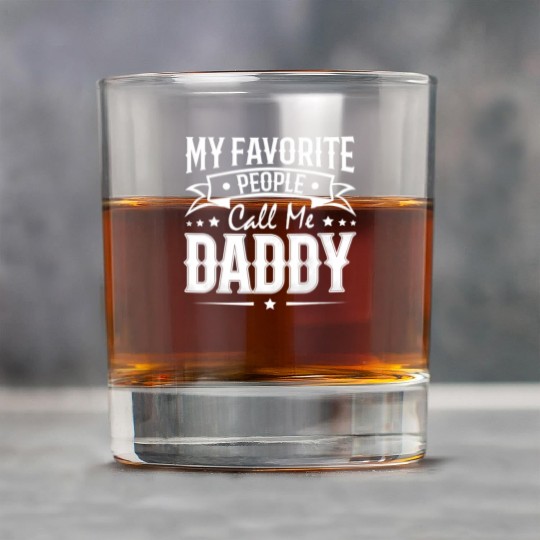 Wo My Favorite People Call Me Daddy Vintage Rock Glasses